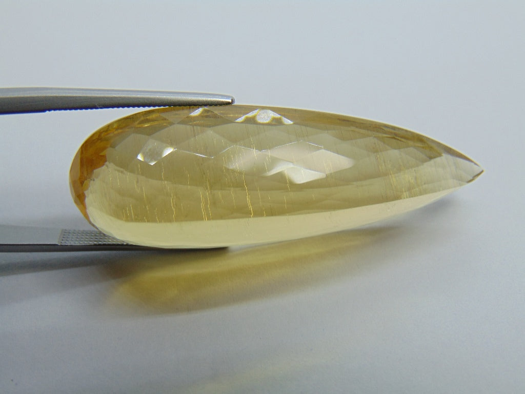 46.85ct Beryl With Needle 44x16mm