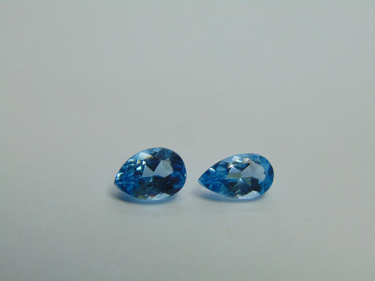 3.18ct Topaz Swiss 8x6mm 9x5mm