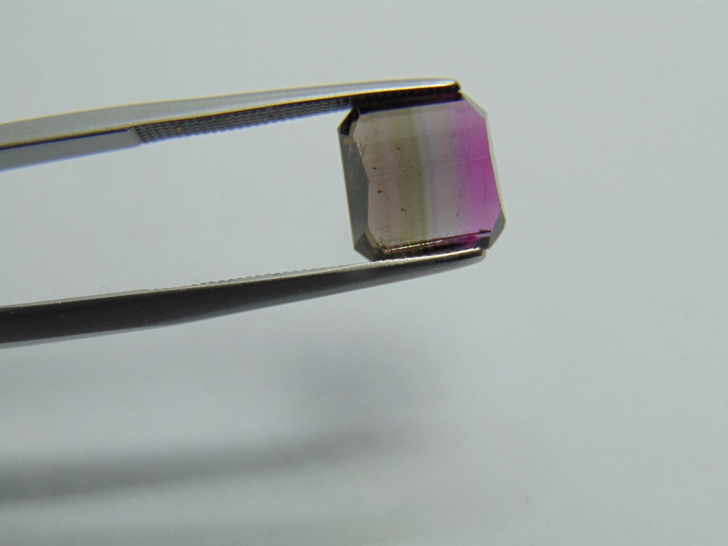 3.60ct Tourmaline Bicolor 7.5x8mm