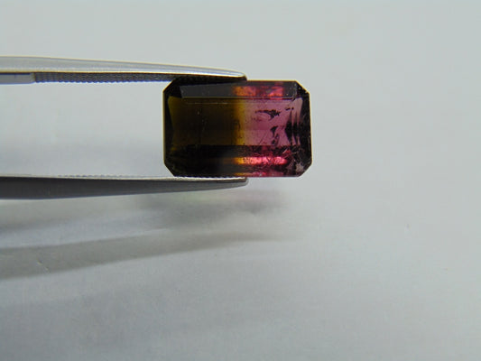 Turmalina Bicolor 5,25ct 13x8mm