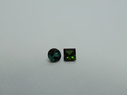 0.90ct Tourmaline 4mm 4.5mm