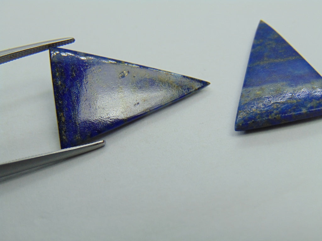 Par de Lazulita 18.50ct 25x17mm
