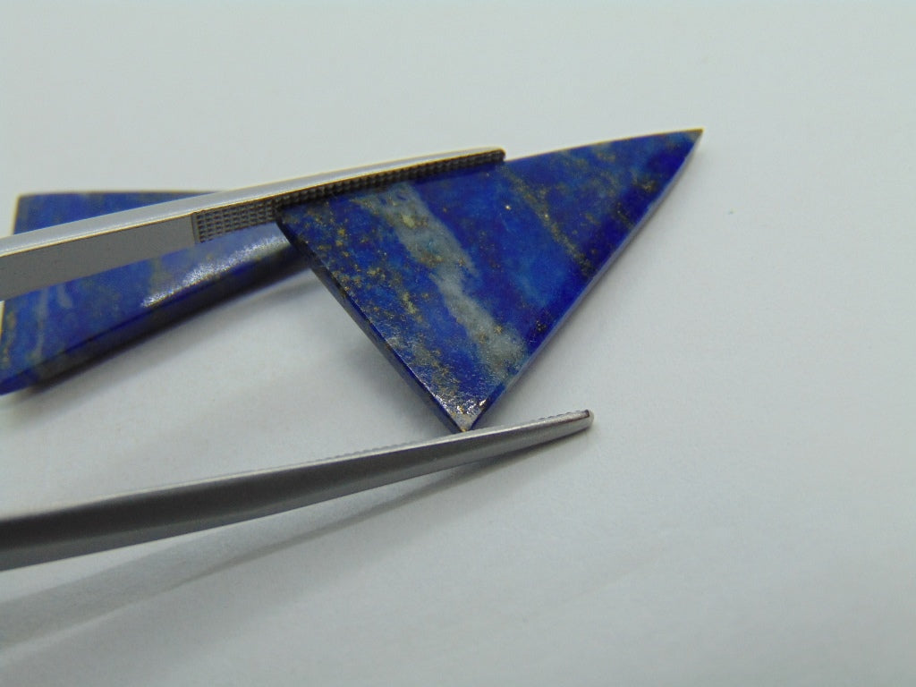 Par de Lazulita 18.50ct 25x17mm