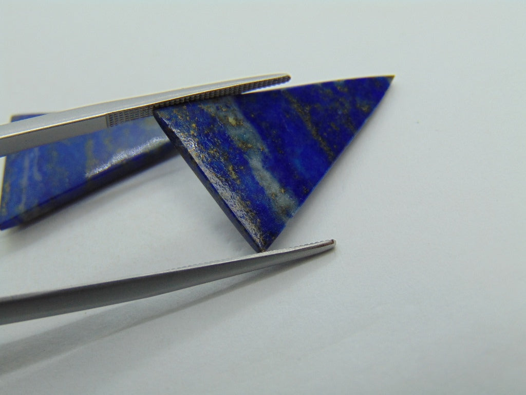 18.50cts Lápis-lazúli Par 25x17mm