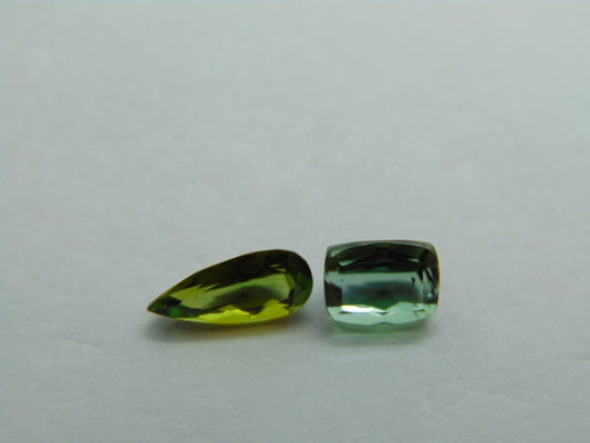 Turmalina 2,10ct 10x4mm 7x5mm