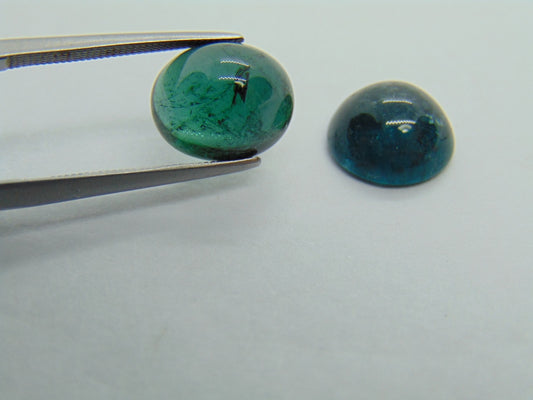 9.60ct Turmalina Cabochão 11x9mm 11mm