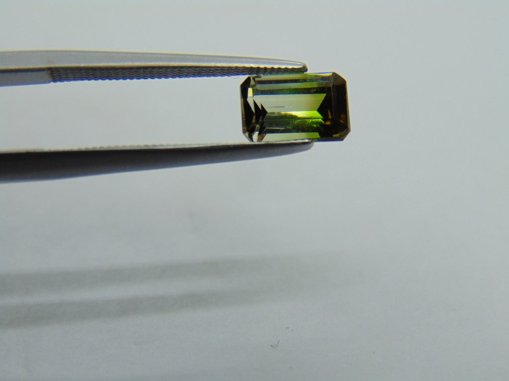 1.36ct Tourmaline Bicolor 8x5mm