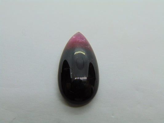 11,90 ct Turmalina Cabochon Bicolor 23x11mm