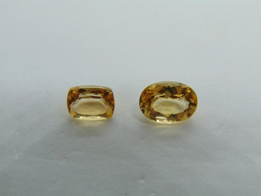 Topázio Imperial 3,20ct 7x5mm 8x7mm
