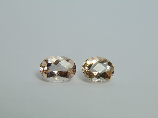 5,40ct Morganita 11x8mm 10x8mm