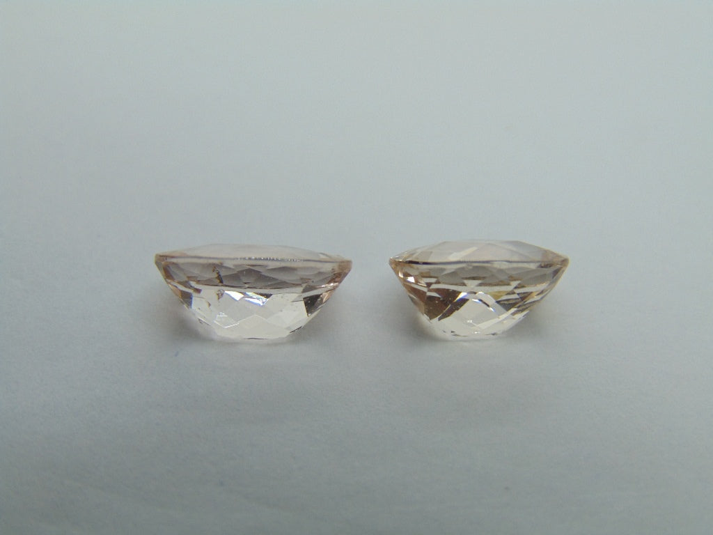 5,40ct Morganita 11x8mm 10x8mm