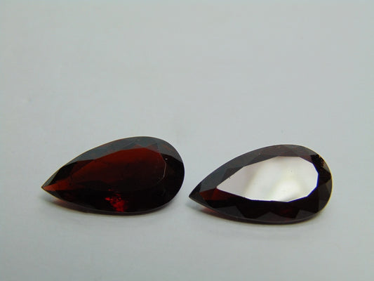 Par de Garnet 25,20ct 21x12mm