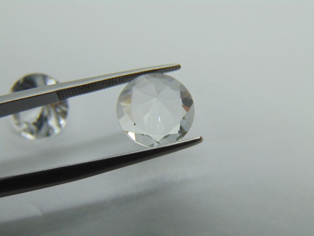 Par de Topázios 9,75ct 11mm