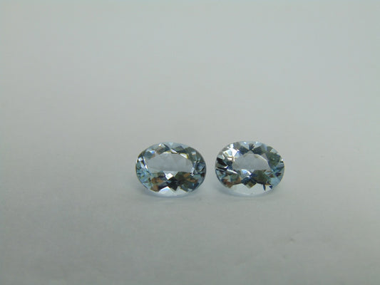 2,85ct Aquamarine Par 9x7mm 7x8,5mm