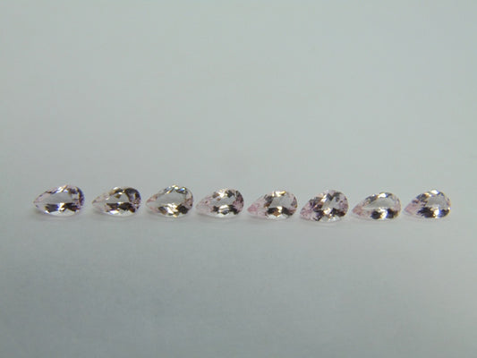 4,77ct Morganitas calibradas 7x5mm