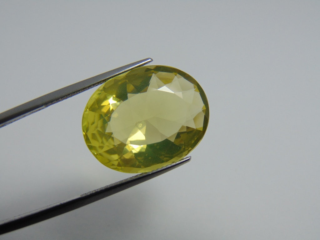 20ct Quartz Green Gold 22x17mm