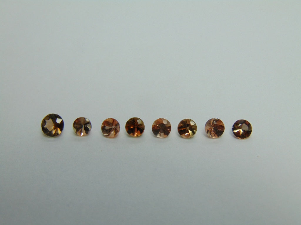 Andalusita de 2,70 ct, calibrada 4 mm