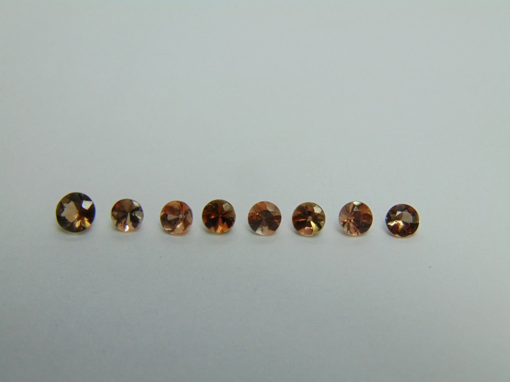 Andalusita de 2,70 ct, calibrada 4 mm