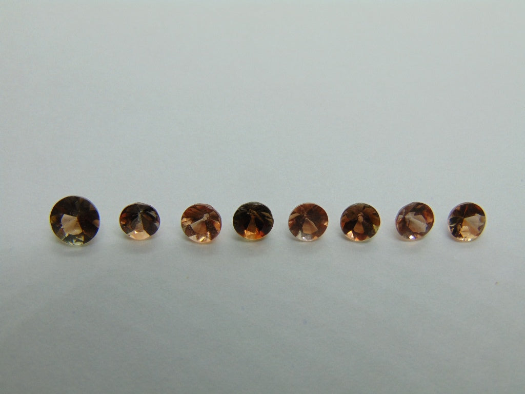 Andalusita de 2,70 ct, calibrada 4 mm