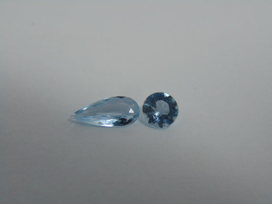 Água-marinha de 1,20 ct