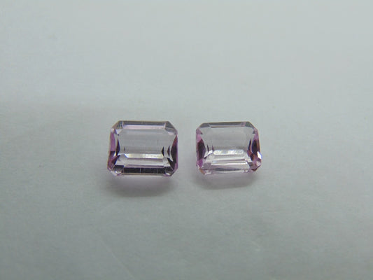 Par de Kunzita 5,95ct 9x7mm
