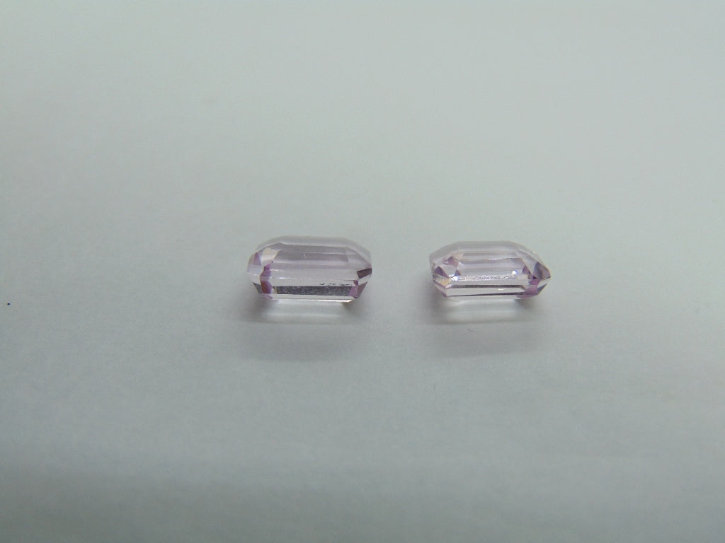 Par de Kunzita 5,95ct 9x7mm