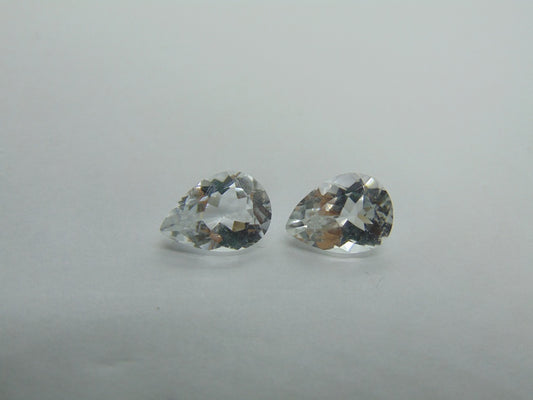 Par de Topázios 8,14ct 12x8mm