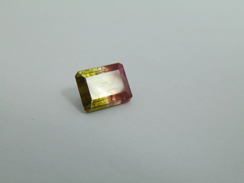 4.70ct Tourmaline bicolor 11x9mm