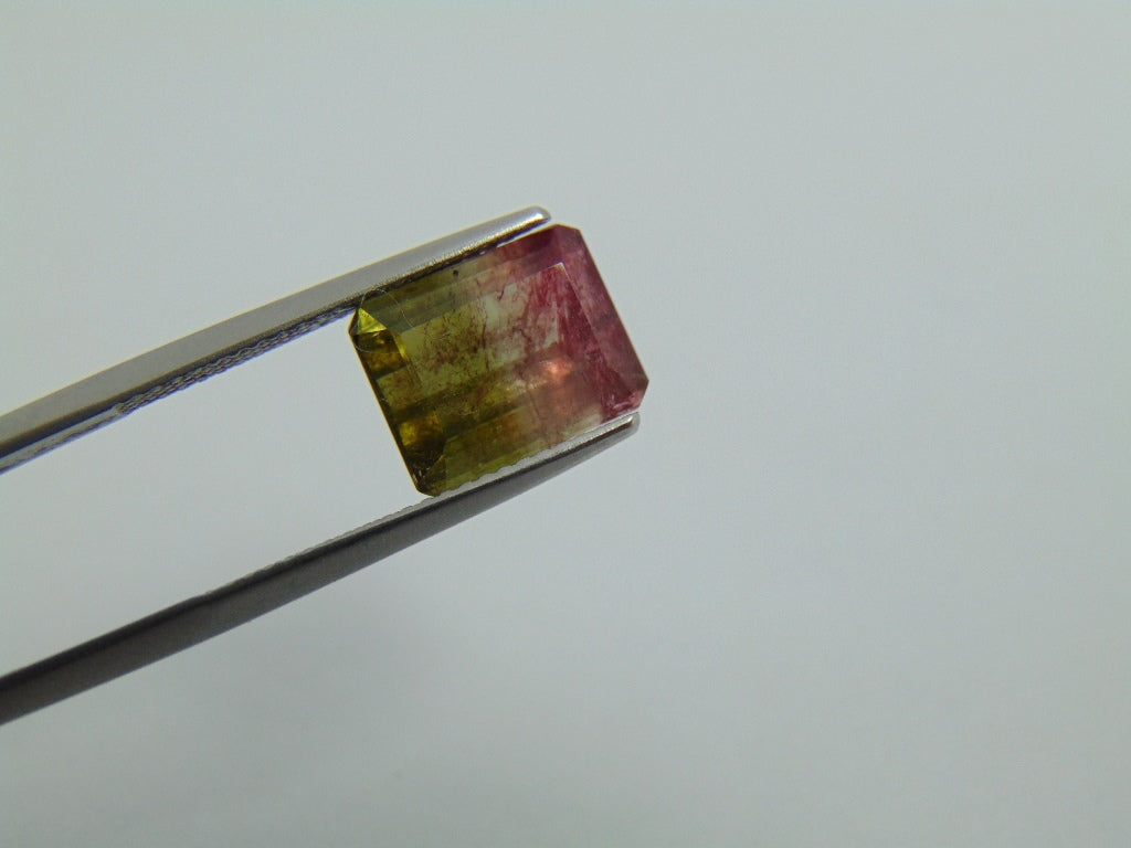 4.70ct Tourmaline bicolor 11x9mm
