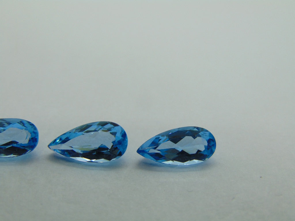 8,30 cts Topázio (Azul Suíço)