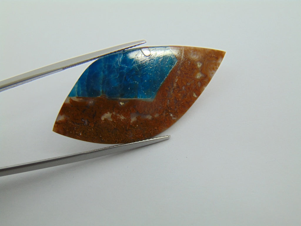 26.70cts Jasper with Apatite