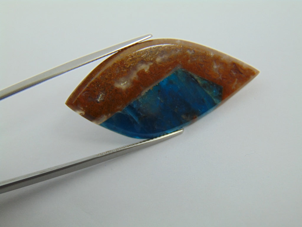26.70cts Jasper with Apatite