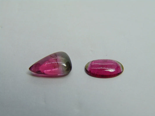3ct Turmalina Cabochão 11x7mm 11x6mm