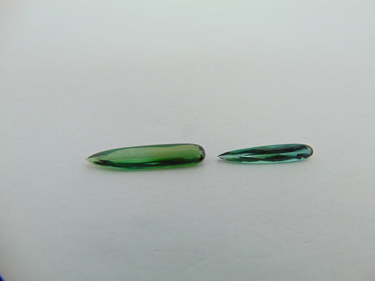 2.65ct Turmalina 21x4mm 17x3mm