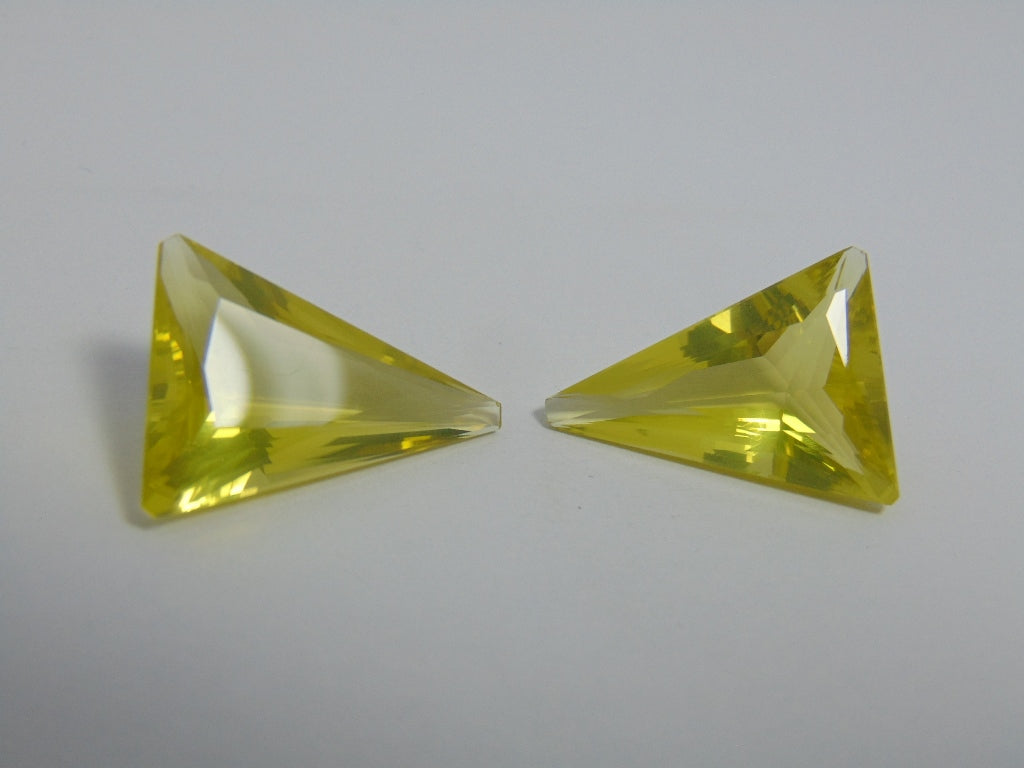 26.80ct Green Gold Par 23x18mm