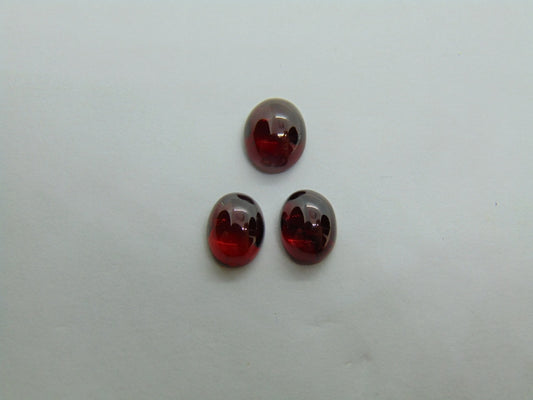 Conjunto Granada 11,44 ct 9x7mm 10x8mm