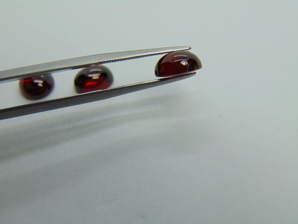 11.44ct Garnet Set 9x7mm 10x8mm