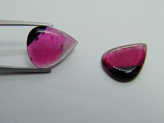8.90ct Tourmaline Bicolor 15x12mm