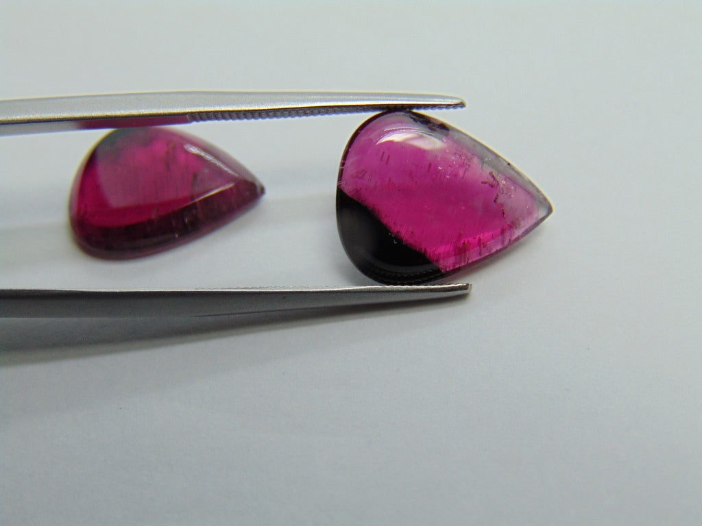 8.90ct Tourmaline Bicolor 15x12mm