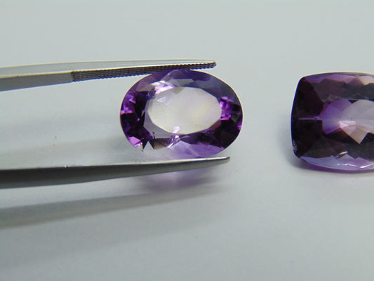20,80ct Ametista Bicolor 15x12mm