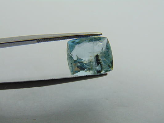 Aquamarine 7ct com inclusão 13x11mm