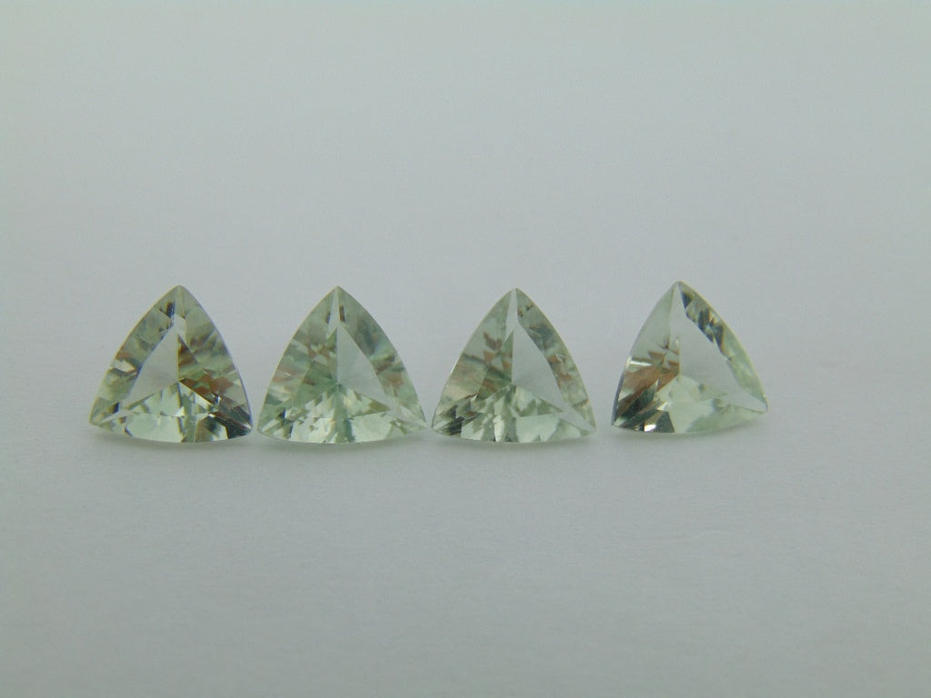 Prasiolita de 7,50 quilates (calibrada)
