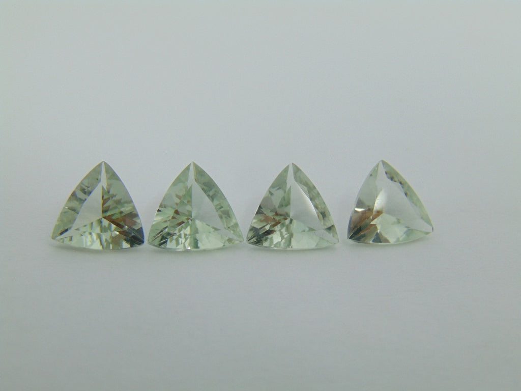 Prasiolita de 7,50 quilates (calibrada)