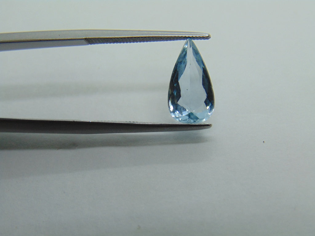Aquamarine 1,89ct 12x7mm