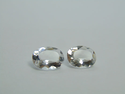 Par de Topázios 5,35ct 12x9mm