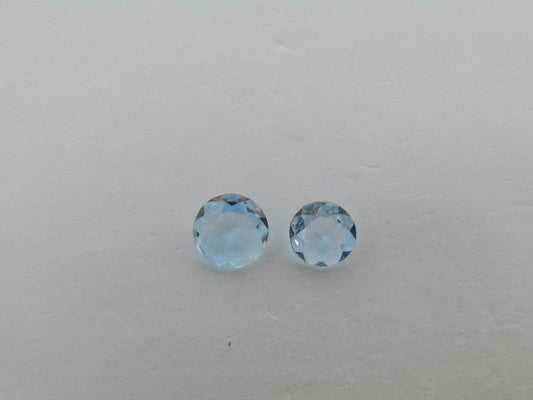 1.02ct Aquamarine 6mm 5mm