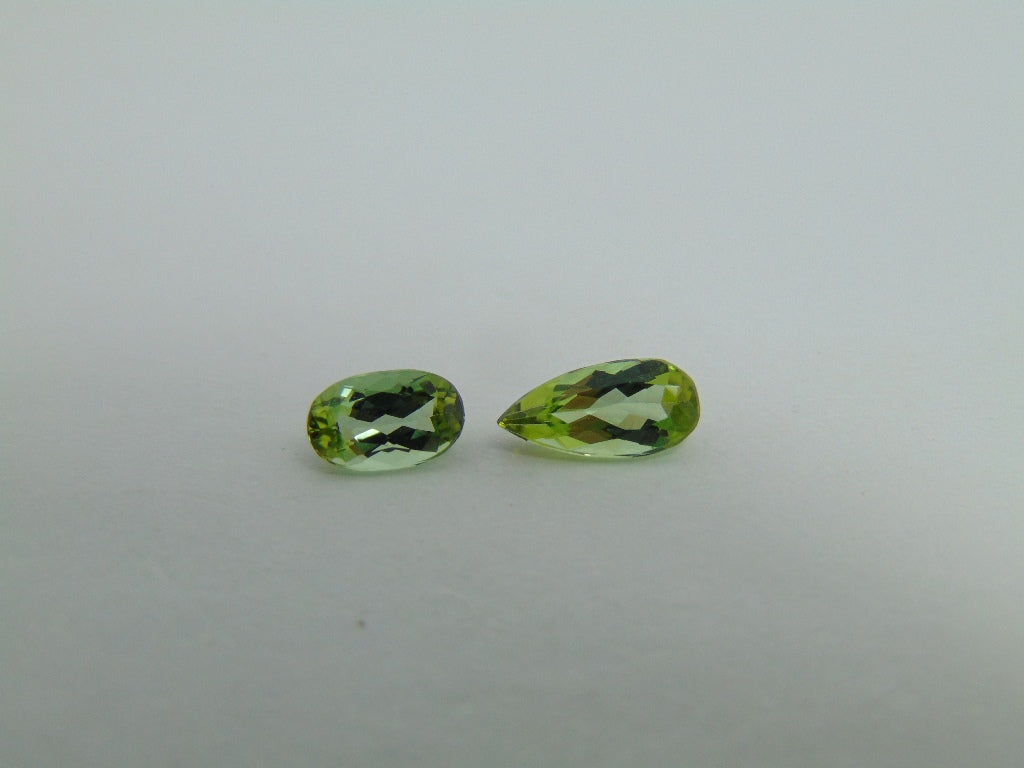 1,90ct Turmalina 8x5mm 10x5mm