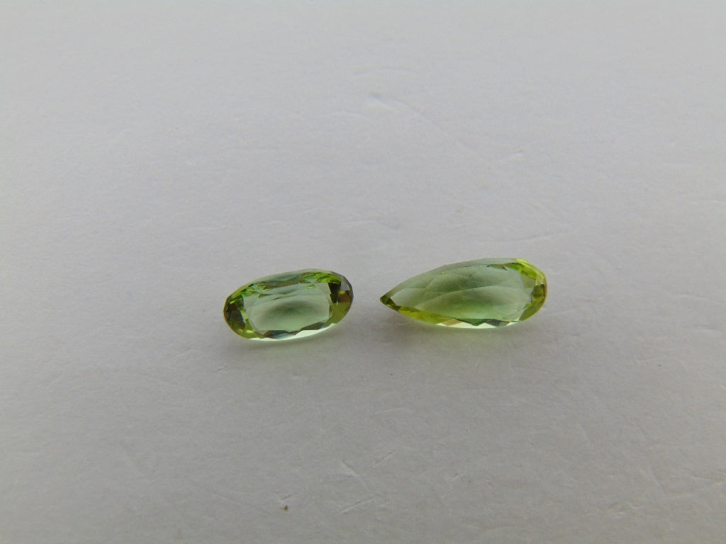 1,90ct Turmalina 8x5mm 10x5mm