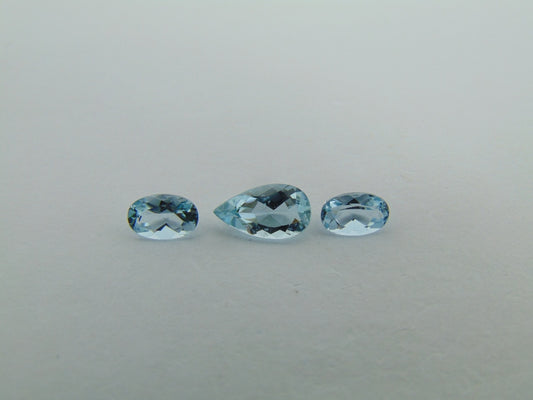 Água-marinha de 2,04 cts (conjunto)