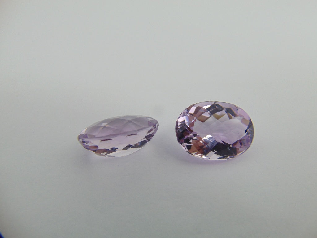 27.90cts Amethyst (Pair)